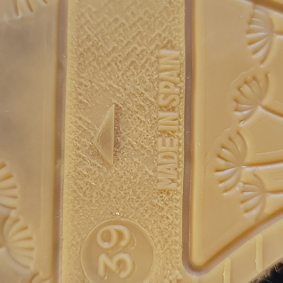 GAIMO Teva Navy Blue Suede Espadrille Wedge Shoes Size 39 (8.5 US) EUC - Picture 9 of 12